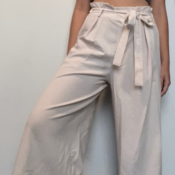 Linen trousers beige size small! - Picture 1 of 8